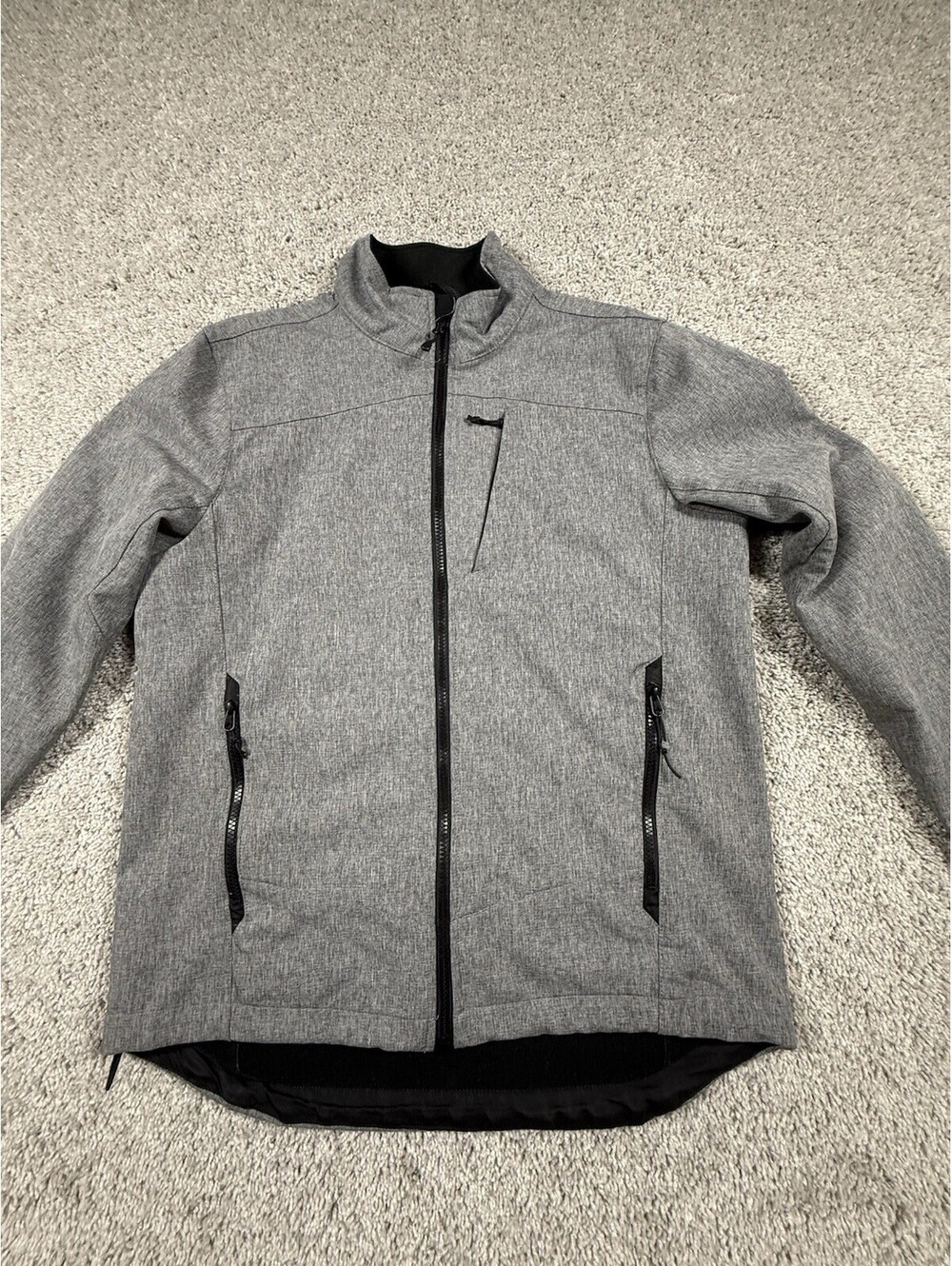 Champion Venture Dry Grey Soft Shell  Active Jacket  Light Fleece Int.  - Medium
